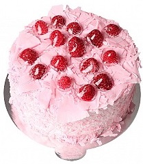 6 ile 9 kişilik Doğum günü yaş pastası siparişi Frambuazlı yaş pasta